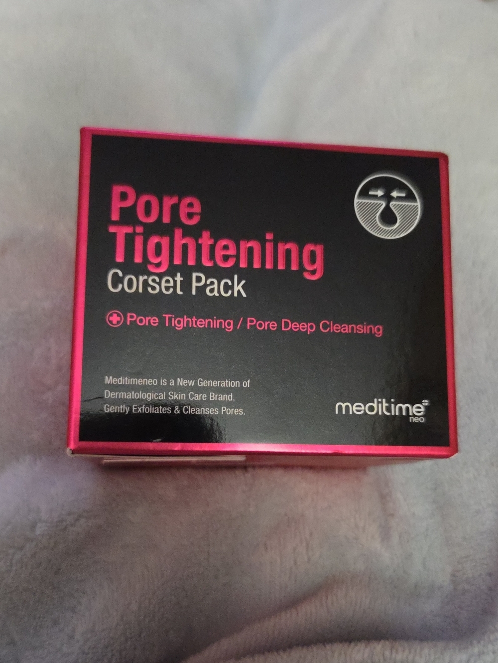 Meditime Pore Tightening Corset Pack – Pink & Black NWOT
